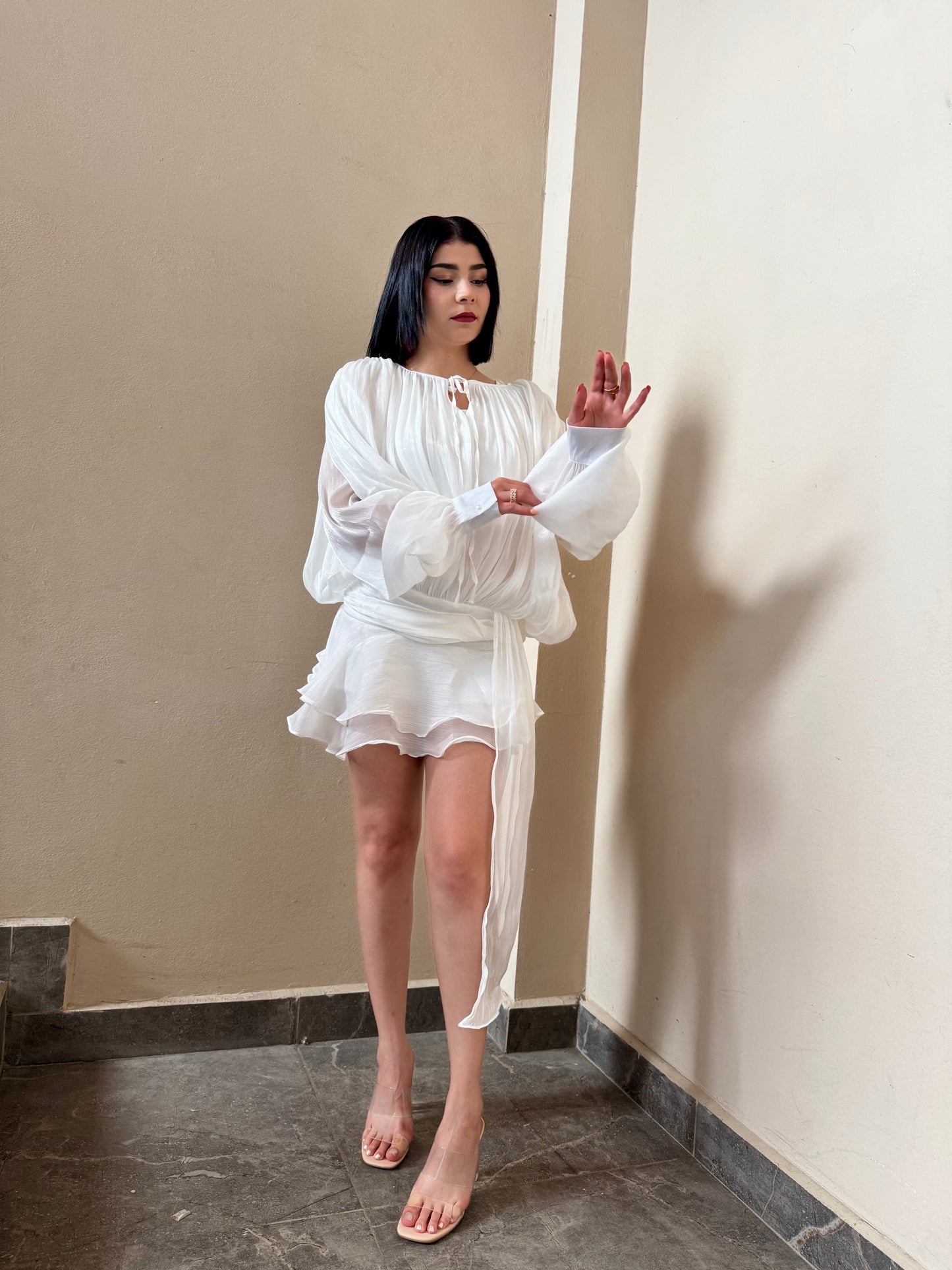 Vestido Blanco Élysée