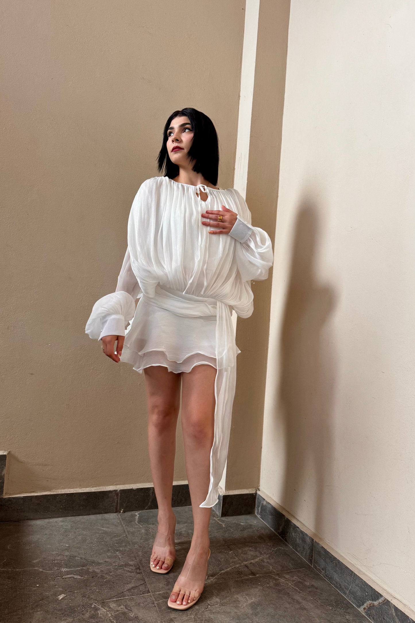 Vestido Blanco Élysée