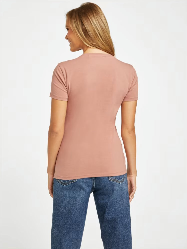 Pepper Metallic Logo Tee - Guess