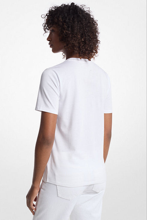 Studded Logo Charm T-Shirt - Michael Kors