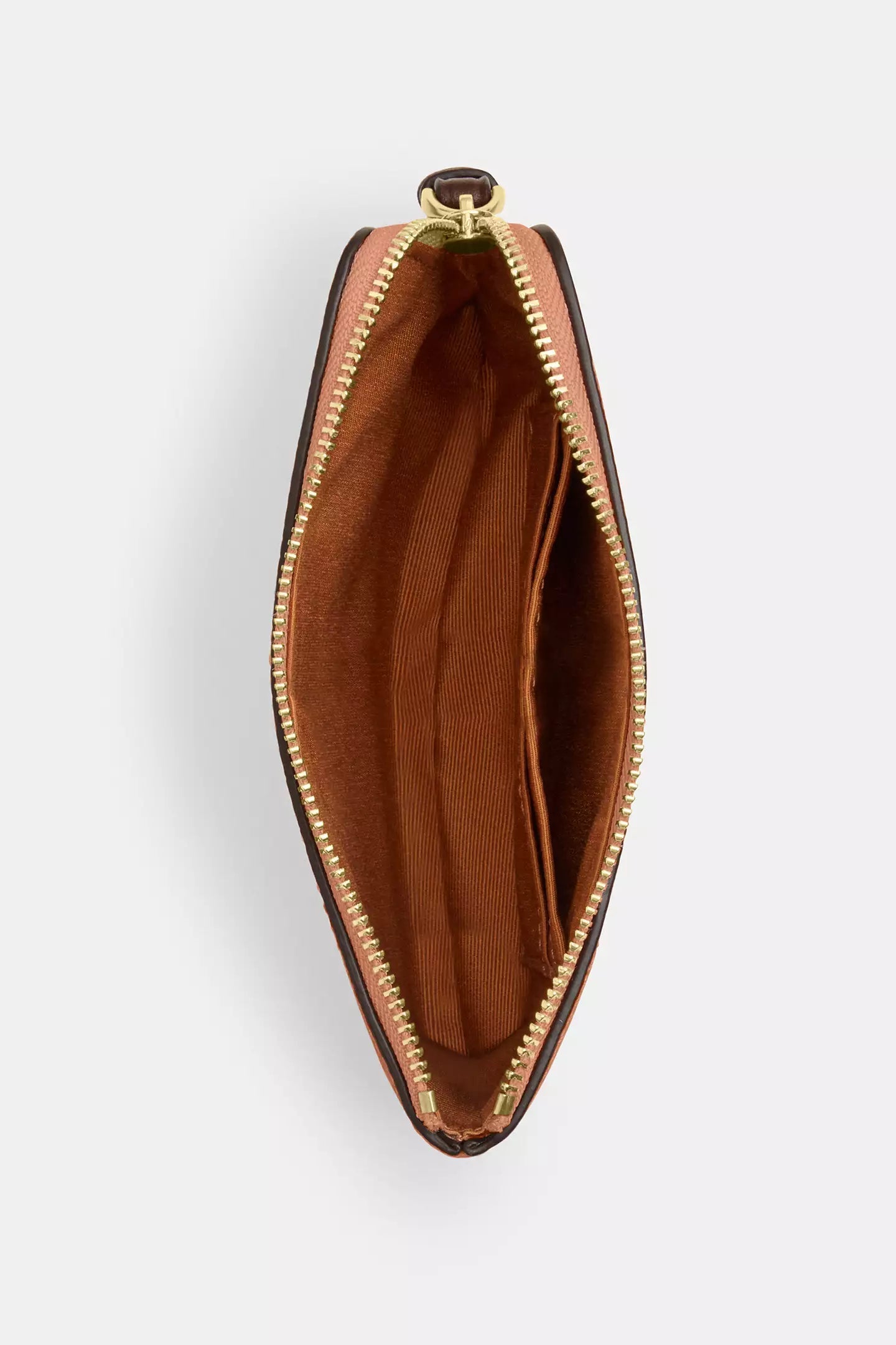 Corner Zip Wristlet With Shell Print