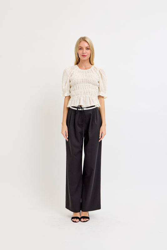 Pantalón Jogger Formal Black &amp; White