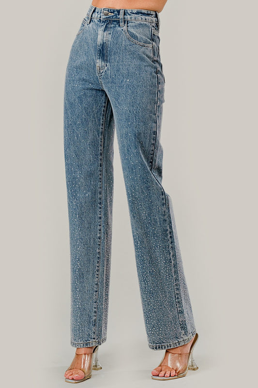 Mia's Diamond Denim Jeans