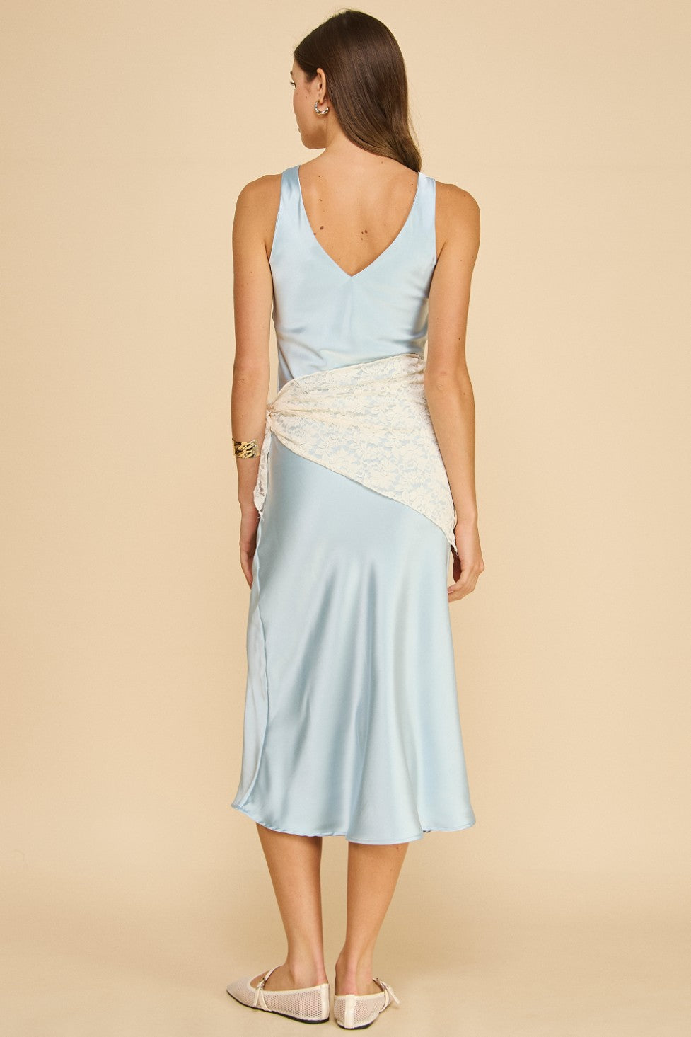 Vestido Carrie Satin Midi