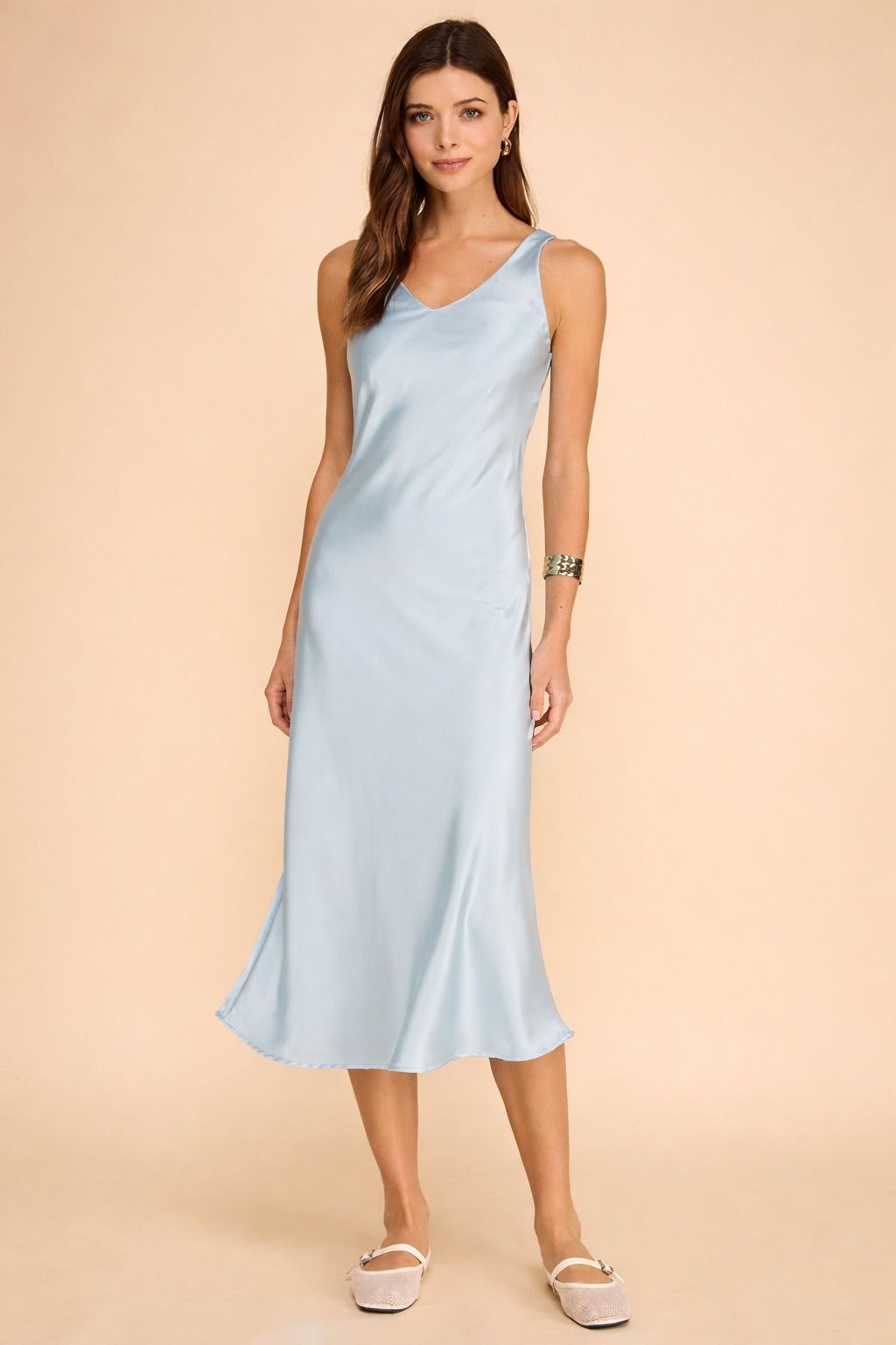 Vestido Carrie Satin Midi