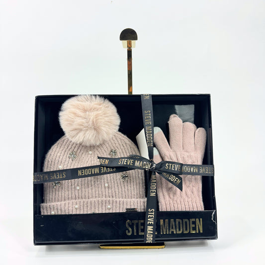 GUANTES Y GORRO - Steve Madden - Rosa