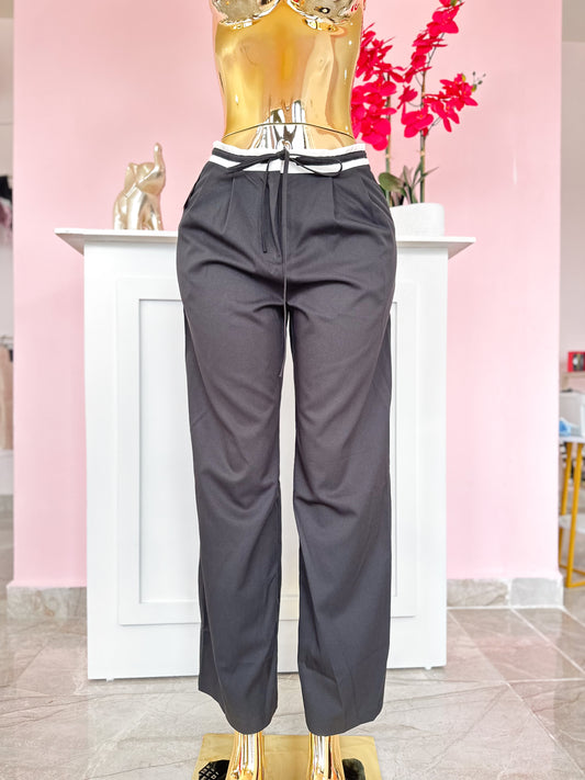 Pantalón Jogger Formal Black &amp; White