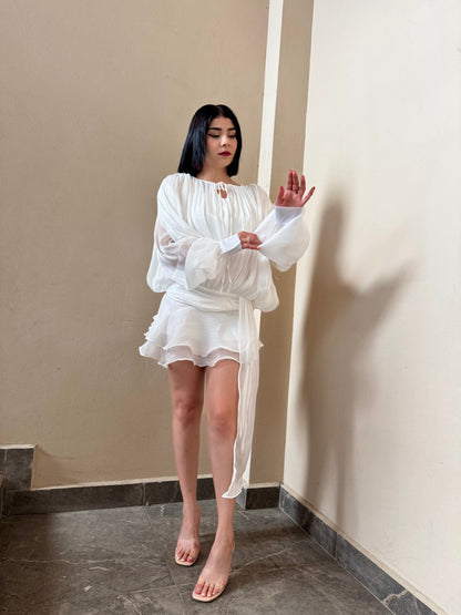 Vestido Blanco Élysée