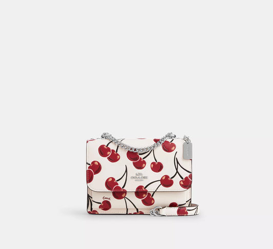 Mini Klare Crossbody Bag With Cherry Print - Coach
